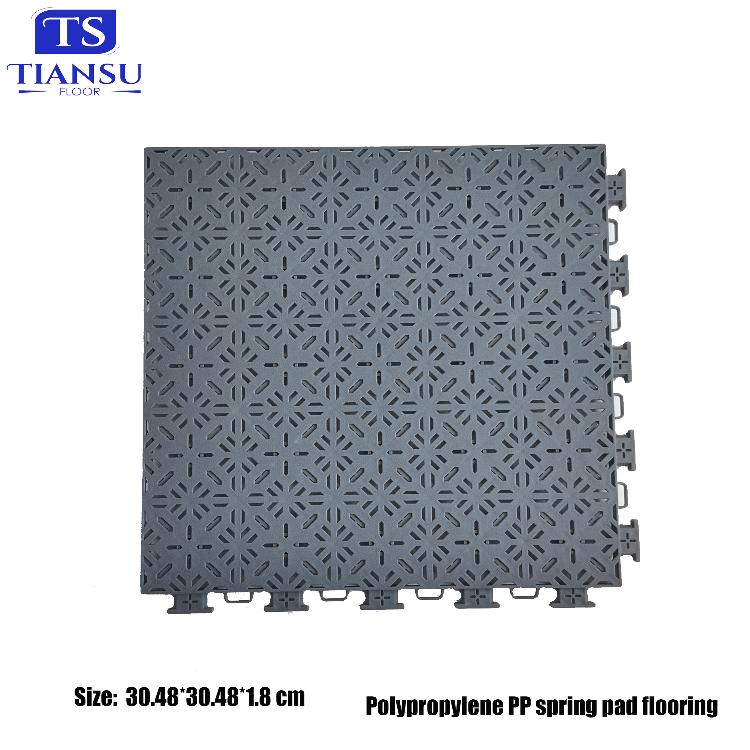 Outdoor Sports Court Equipment Plastic Tiles for Basketball Flooring Badminton