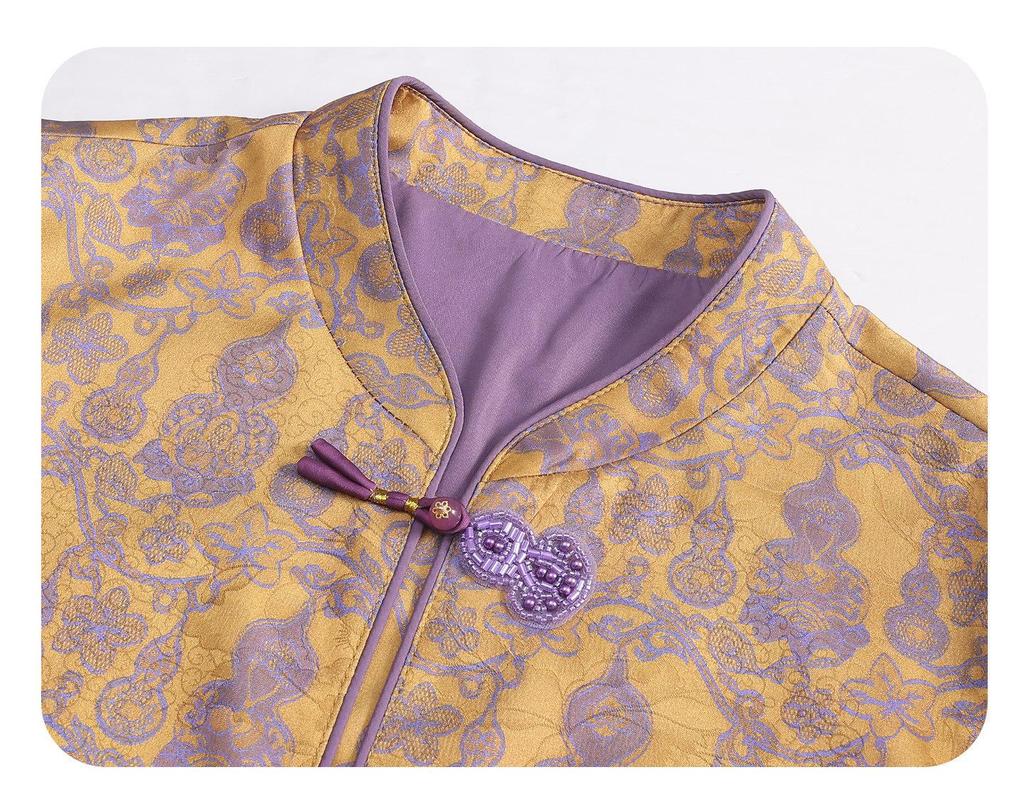 Spring Ethnic Style Vest for Middle-aged & Elderly Women - Lightweight Cardigan