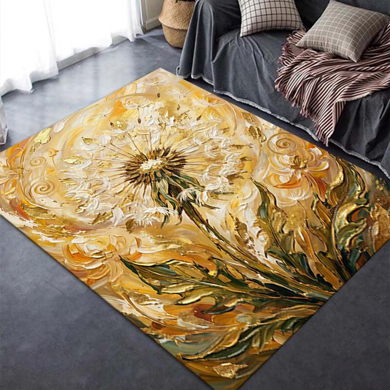 2025 New Flower Carpet Rug for Living Room Bedroom Home Sofa Decoration,Kids Play Non-slip Floor Mat