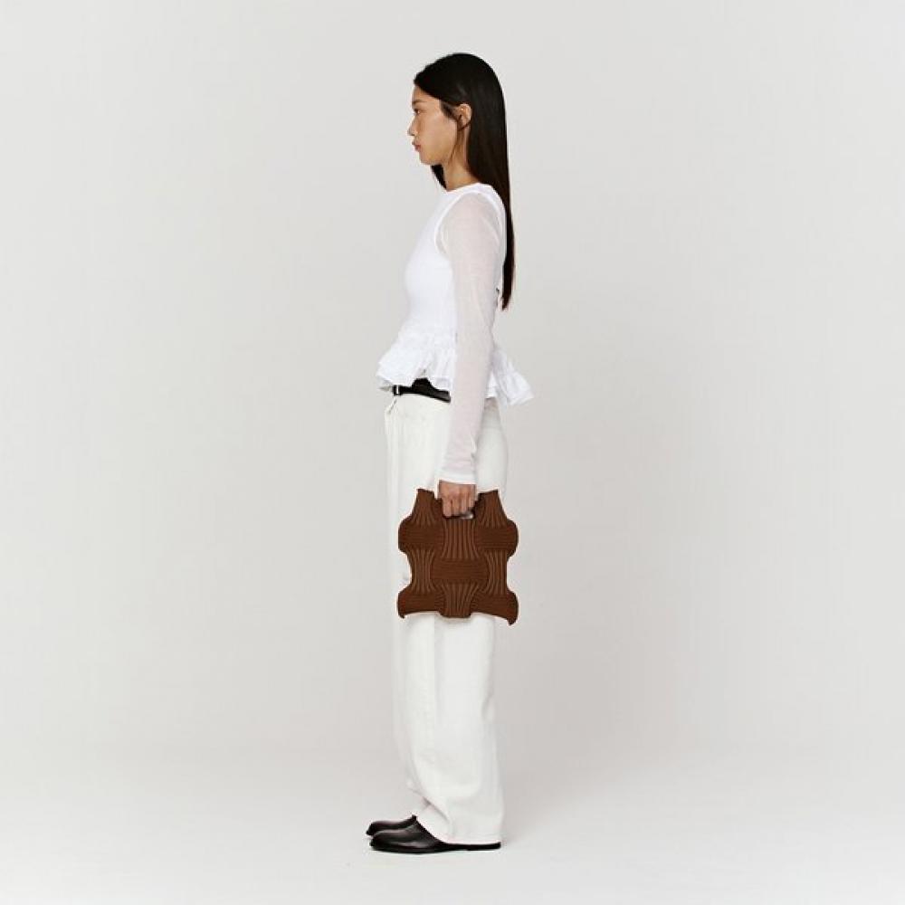 Pleatsmama New Bow Bag Camel
