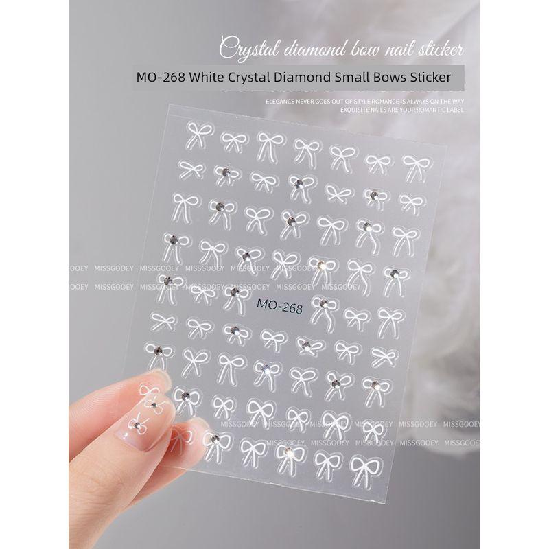 

Nail Stickers Two-Color Accessories with Adhesive Tape Bright Crystal MO-268