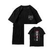 Large Size Cotton Men's BC Modified Car T-shirt with Shock Absorption and Twisted Teeth Hellaflush Print Versatile T-shirt Top