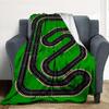 Track Flannel Blanket Throw Blanket Soft Warm Sofa Bed Camping Home Decor Unique Christmas Gift C926522