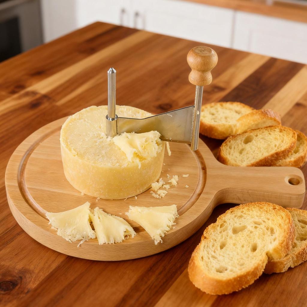 Cheese Flower Maker Stainless Steel with Handle Cheese Slicer Flower Maker Wheel for Chocolate Dessert Pastry Baking Home