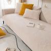 Lambswool Sofa Cushion Thickened Non-Slip Plush Cushion Winter Nordic Sofa Cover Cover Towel
