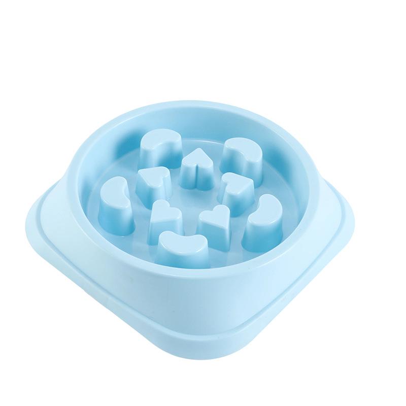 Cross-border Love Anti-Gulp Slow Feeder Bowl for Dogs and Cats
