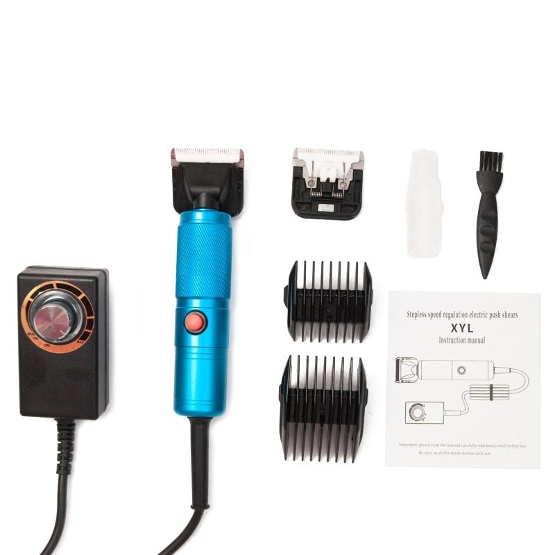Dog Clippers Kit Quiet Electric Pet Trimmer Professional Grooming Tool Detachable Blades for Cats Small to Large Dogs