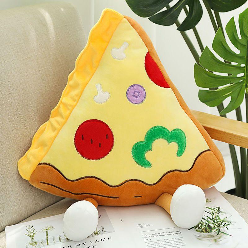 20-30Cm Schattig Foodie Pluche Speelgoed Hamburger Friet Toast Popcorn Pizza Hondensnoepjes Pop Perfect Voor Verjaardagscadeaus voor Kinderen 20cm-30cm