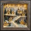 Table Centerpiece Light Sea Glass Art Painting with LED Light, DIY Mosaic Arts and Craft Kit, Eye-catching Home Decor Ocean Themed Beach Kit