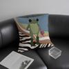 Abstract Animals Funny Cushion Cover Pillowcase Ultra Soft Skin Friendly Fabric Cloud Like Comfort & Concealed Zipper