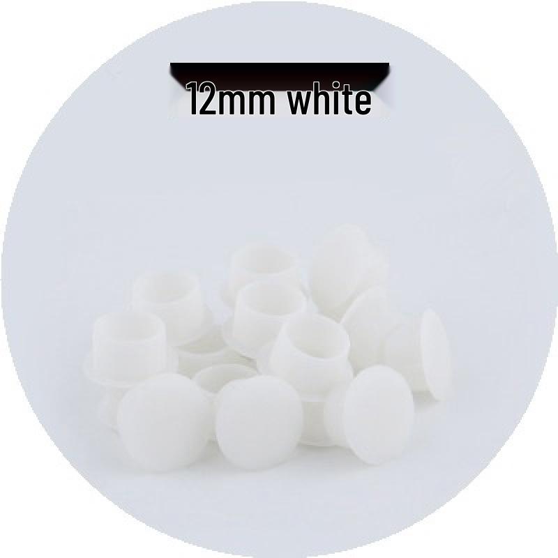 Plastik Vida Dişli Delik Tıpa - Mobilya Menteşeleri ve Donanımlar İçin Dekoratif Kapak