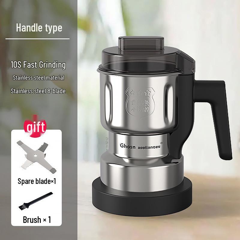 Elektrische Kaffeemühle aus Edelstahl 110V/220V: Multifunktionaler Haushaltszerstäuber zum Pulverisieren