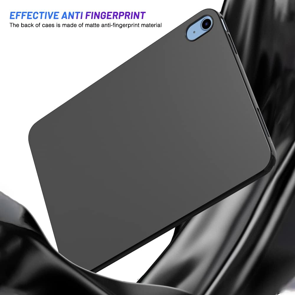 Weiche Hülle für iPad 10. 11. Generation A16 10,9'' 11'' Flexible Silikon TPU Schwarze Schutzhülle Rückseite