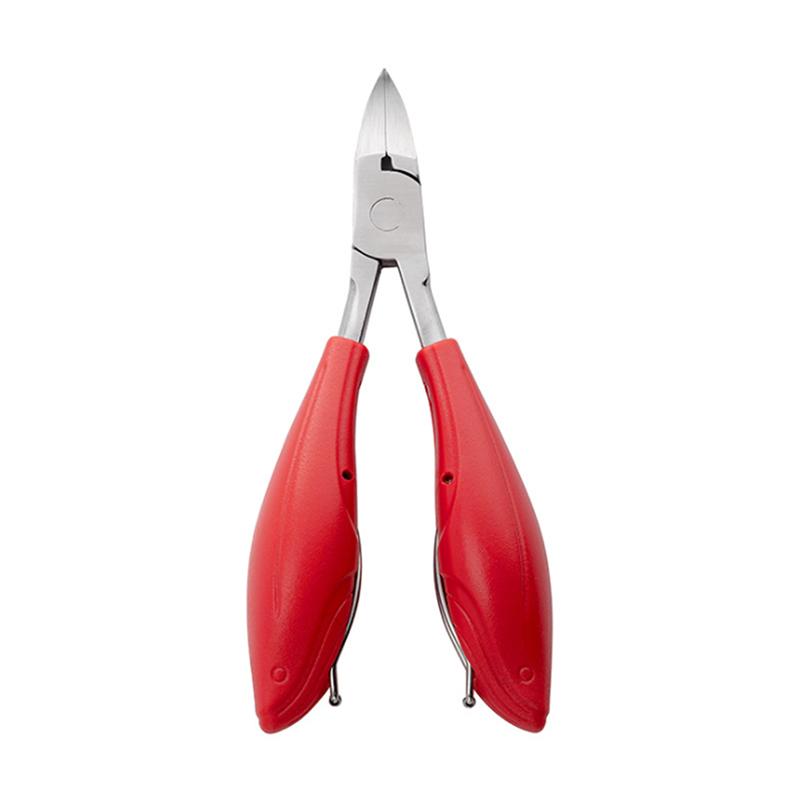 

Кусачки для ногтей на ногах для толстых вросших ногтей на ногах, сверхпрочные прецизионные ножницы для ногтей красный