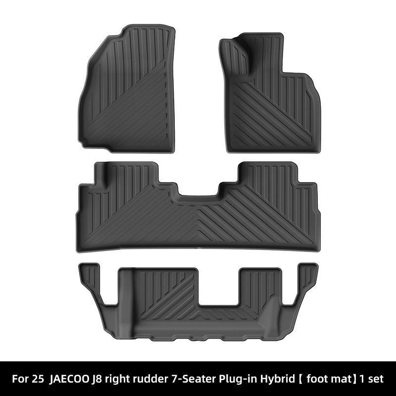 TPE Car Floor Mats for 2025 Chery JAECOO J8 RHD Vehicles, Custom Fit, Cross-Border.
