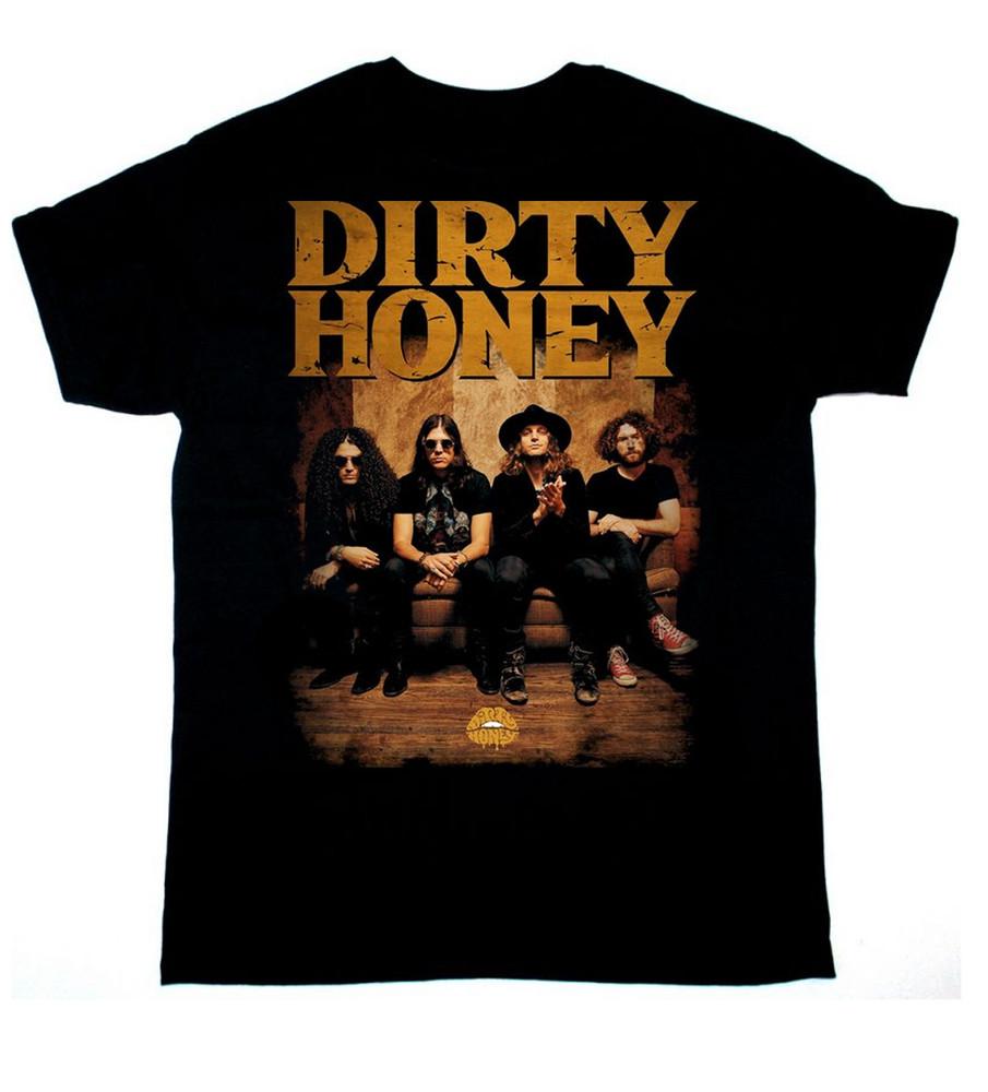 Members Of Dirty Honey band Heavy Cotton Black All Size Shirt AP369 Unisex T-Shirt M