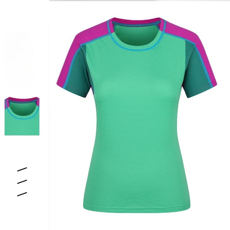 Quick Dry Thin Loose Custom T Shirts for Women Square Dance Group Breathable Moisture Wicking