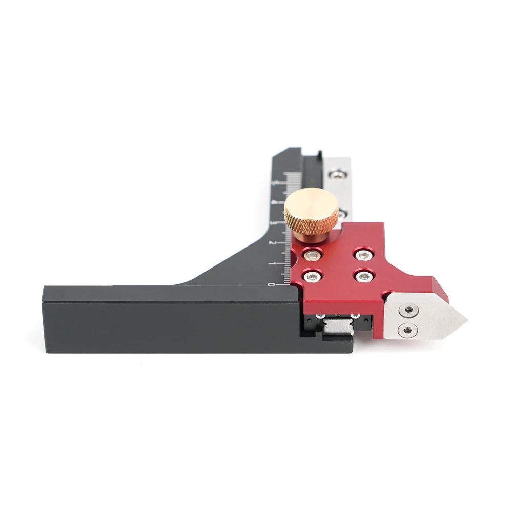 Precision Height Gauge Ruler for Table Saw with Adjustable 0 60mm Range and Locking Mechanism for Accurate and Consistent Cuts