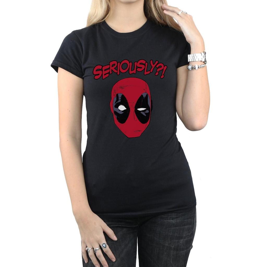 Marvel Womens/Ladies Deadpool Seriously Cotton T-Shirt
