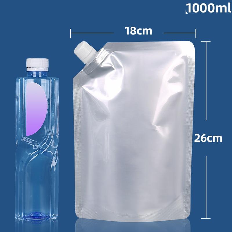 Aluminum Foil Self-supporting Suction Nozzle Bag Liquid Sorting Bags Self Operated Takeaway Packa Pouchs Packaging of Soybean Milk Beverage Sauce Bags