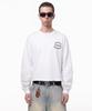 PRINOAR Garments Semi-Crop Long Sleeve T-Shirt - White