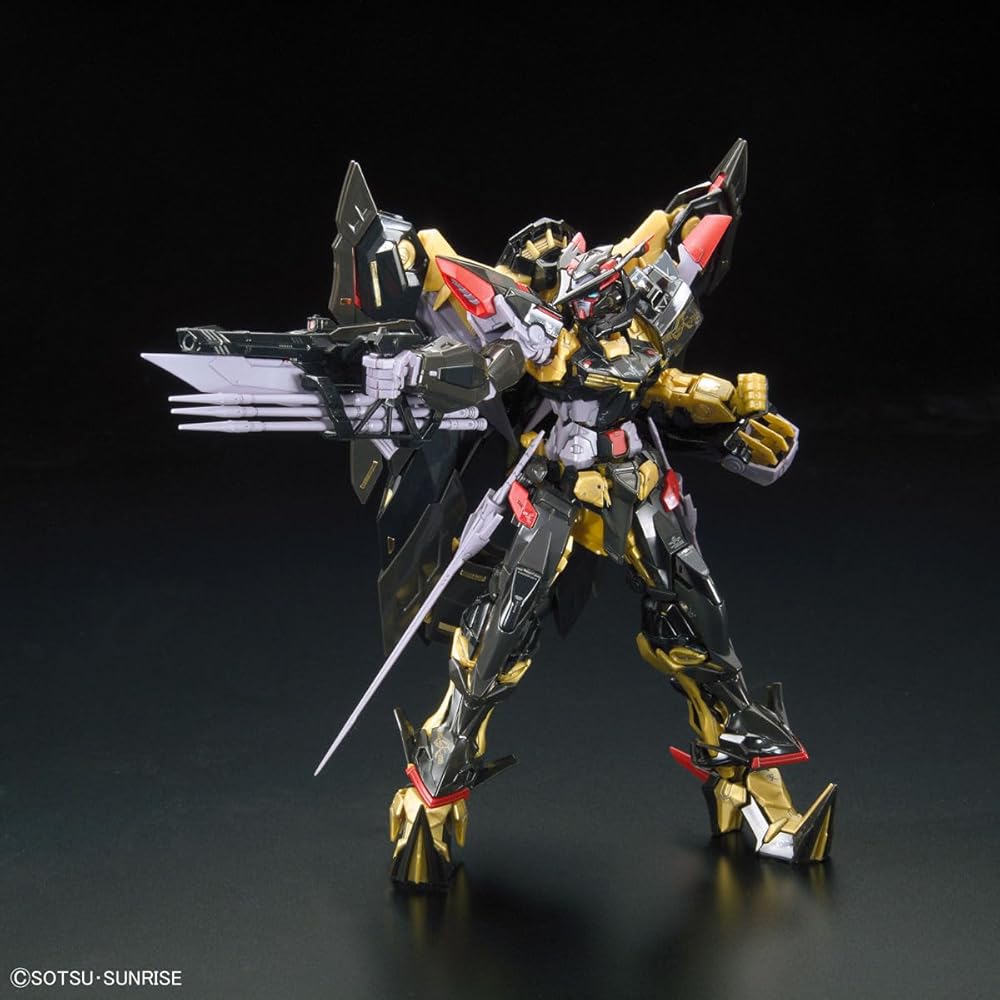 RG Gundam Seed Astray Gold Frame Amatsu Mina 1/144 Scale Color-Coded Plastic Model Kit