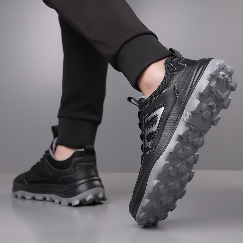 Fashion 2025 New Treking Footwear Breathable Men Casual Shoes Outdoor Man Hiking Shoes Anti-slip Men's Sneakers All-match Mesh Flats