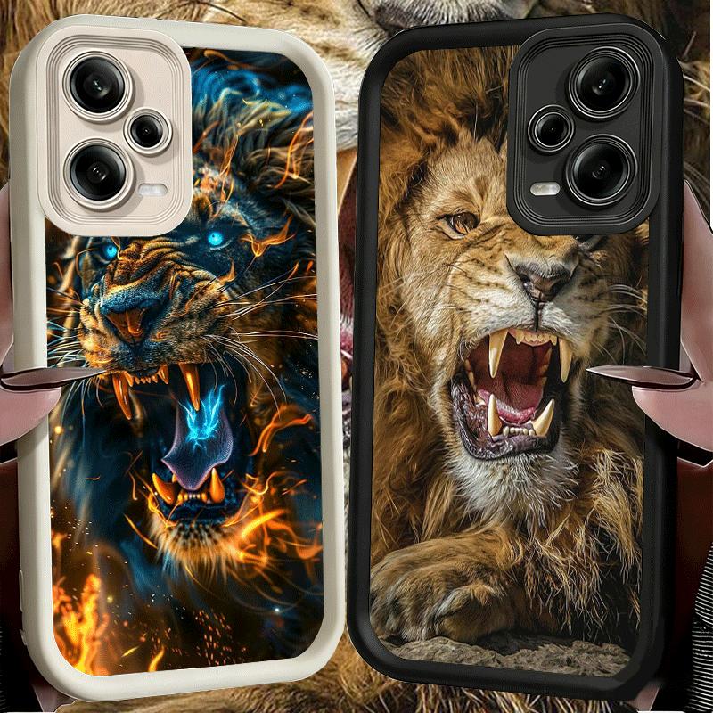 Phone Case for Xiaomi Redmi Note 15 14 13 Pro Plus Lion Male Man King Shell 12S 11 11S 11T 5G 14S Soft Silicone Funda