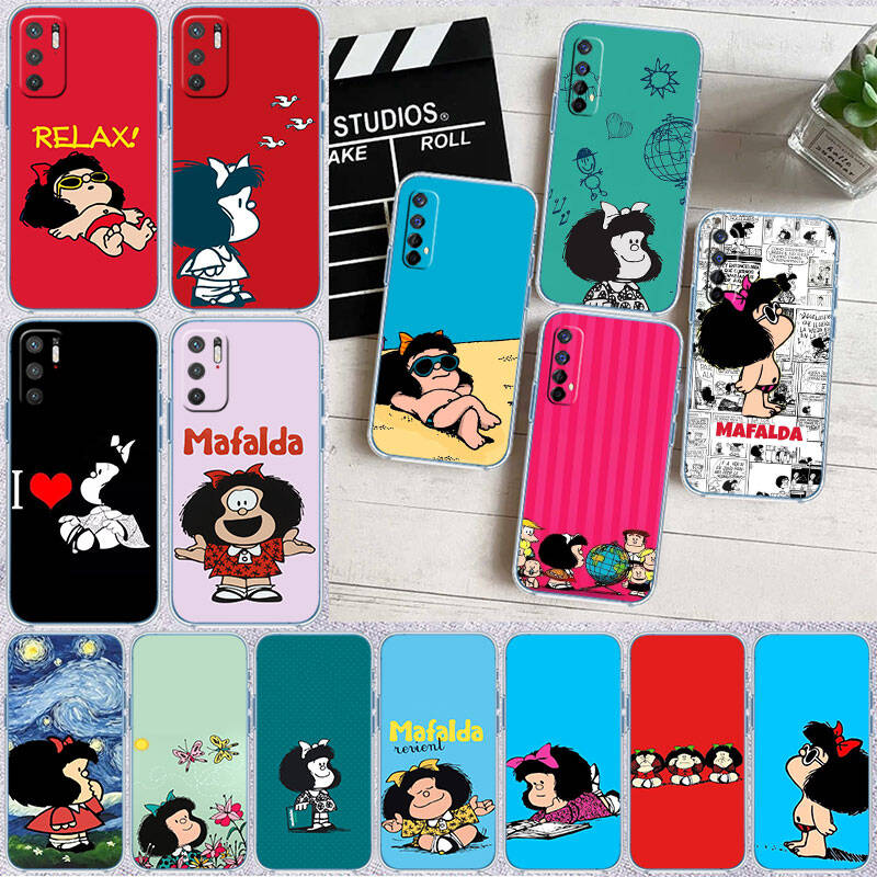 MH88 Mafalda Case for Motorola E7 G6 G7 G8 G9 Plus Power Play G10 G20 G04 E30 E40 E22 E20 E13 E15 G22 G23 G05 G75 G35 G55