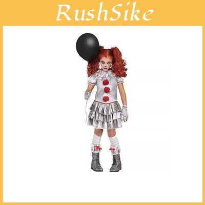 Halloween It Clown Role Playing Costume Set Children Dress For Role Play