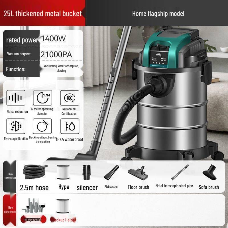 Dual-Use Wet & Dry Vacuum Cleaner: Powerful Suction for Home & Industrial Cleaning, Grout Special