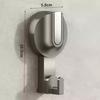 Powerful Plastic Vacuum Suction Cup Hook Punch-Free Sticky Kitchen & Bathroom Toilet Hook with Ball for Home Organization