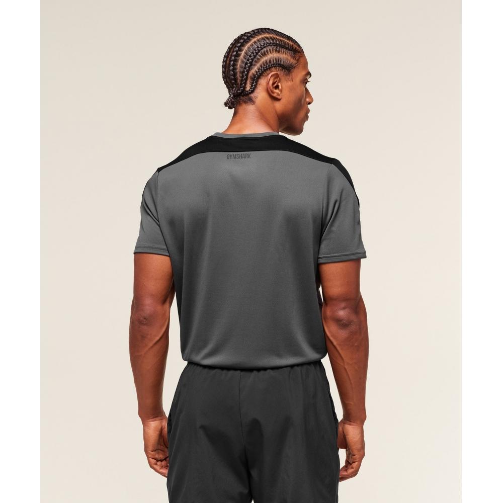 Gymshark Arrival Block T shirT Dark Grey A3b6e Gb7h