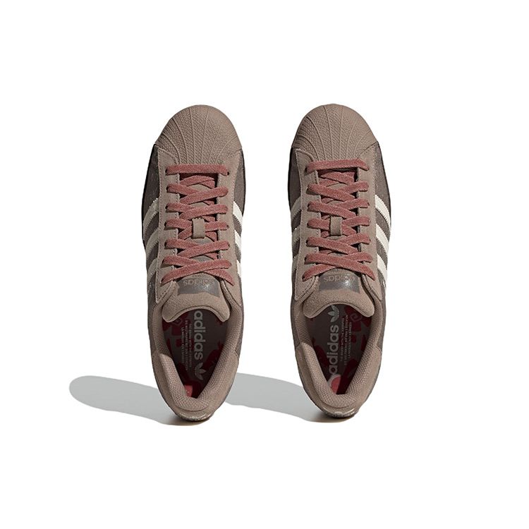 Adidas Originals Superstar Classic Shell Toe Low Top Sneakers Unisex Sneakers Brown IG9629