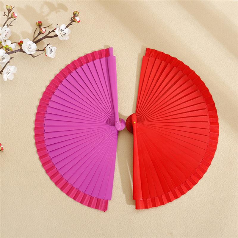 AEE2-Plain Pure Wood Folding Fan Modern Classical Dance Performances Hand Fan Art Craft Home Ornaments