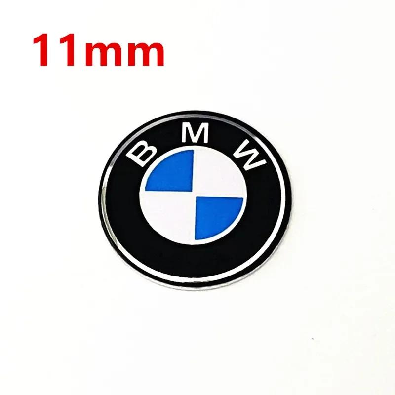 Für BMW M X3 X5 X6 5 Stück 11mm 14mm Auto Schlüssel Emblem Aufkleber Logo Plakette Abziehbild Für E34 E38 E39 E46 E60 E61 F90 E91 E92 F07 F10 F30