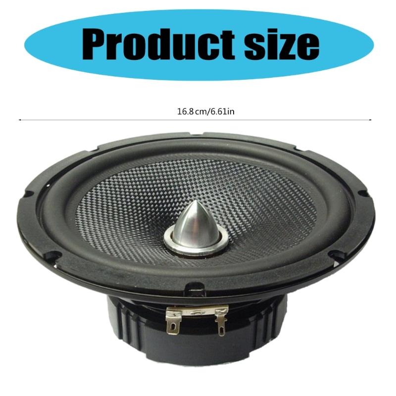 6.5inch Midrange Bass Speakers Magnetical Sound Speakers Woofer Loudspeaker Amplifier Home Full Frequency Loudspeaker