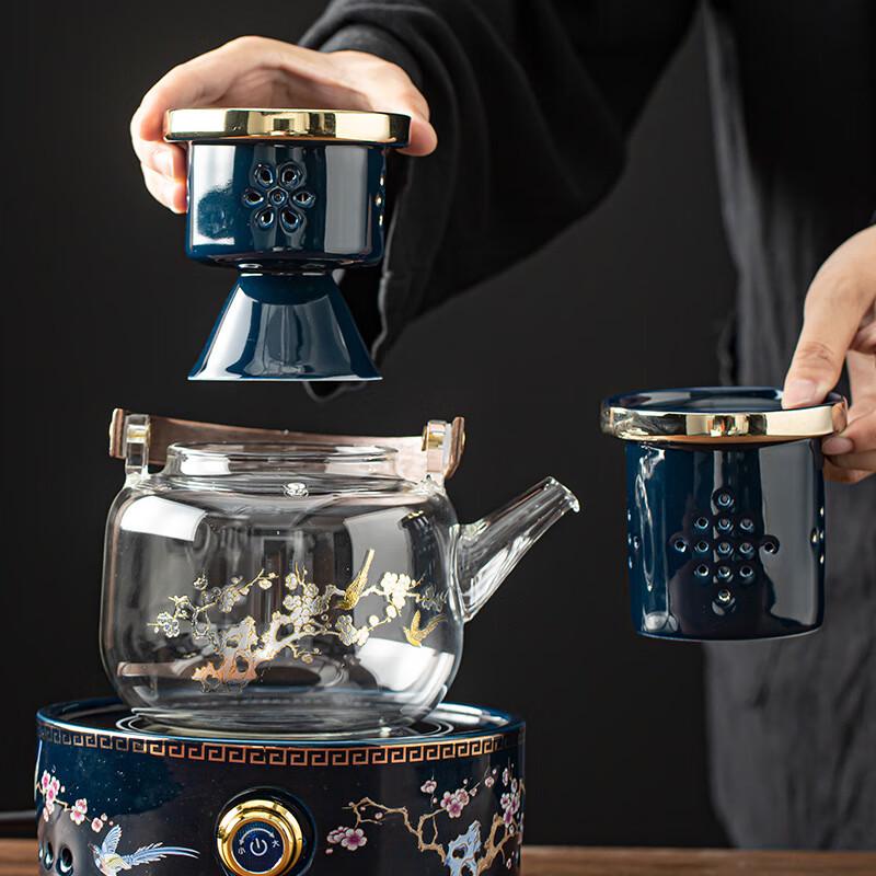 Chaxun Heat-Resistant Glass Steaming & Boiling Teapot Set