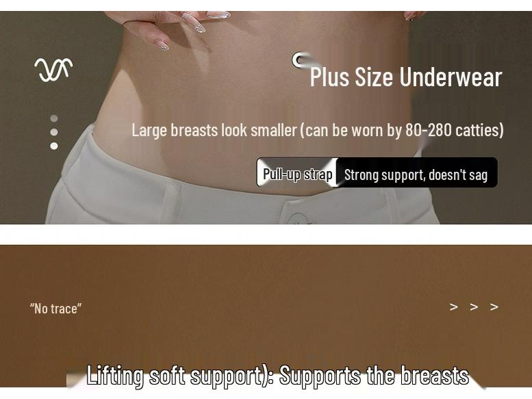 Plus Size Bust Minimizing Maternity Support Bra for Women