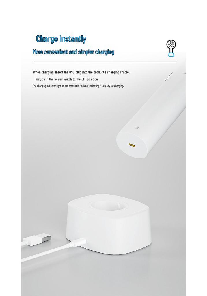 Rechargeable 2-in-1 Electric Mosquito and Fly Swatter with Lithium Battery and Automatic Charging