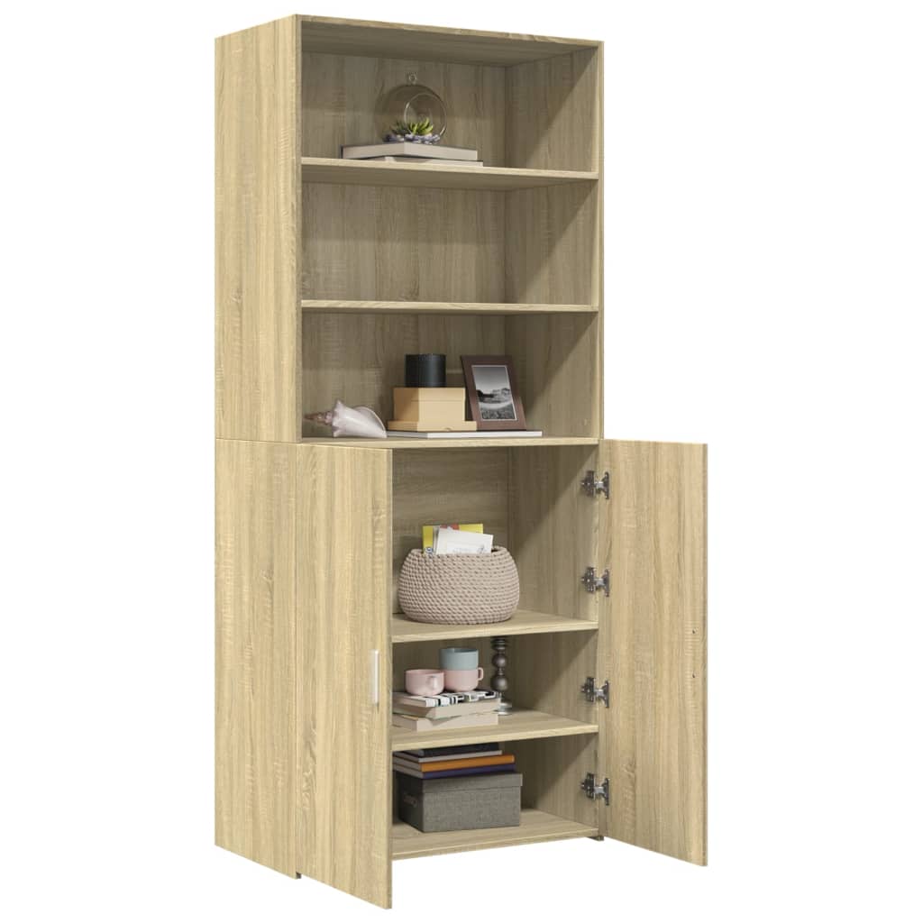 Highboard Sonoma Oak 80 x 42.5 x 185 cm Particleboard