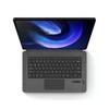 Slim Leather Case With Bluetooth Keyboard Pad 6 Max 14 Inch Tablet Stand Cover Anti-Slip Full Protection Business Style