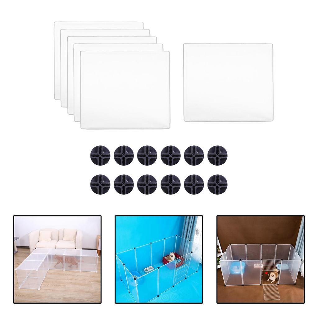 , Dog Cage, Yard Fence, for Sleeping, Playing, Kennel, PP, Small Animal Enclosure, Pet Fence