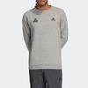 Adidas Creator Soccer Athletic Loose-Fit Pullover Hoodie Men Tops Light-Grey FU3662