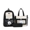 Schoolbag1011 high value Mori multi-compartment niche fashion transparent pain layer schoolbag ins cute girl double shoulder tide bag
