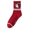 Year Of The Horse Red Socks Pure Cotton Medium Tube Socks Horse Big Red Gift Box Flocking Cute New Year Stockings