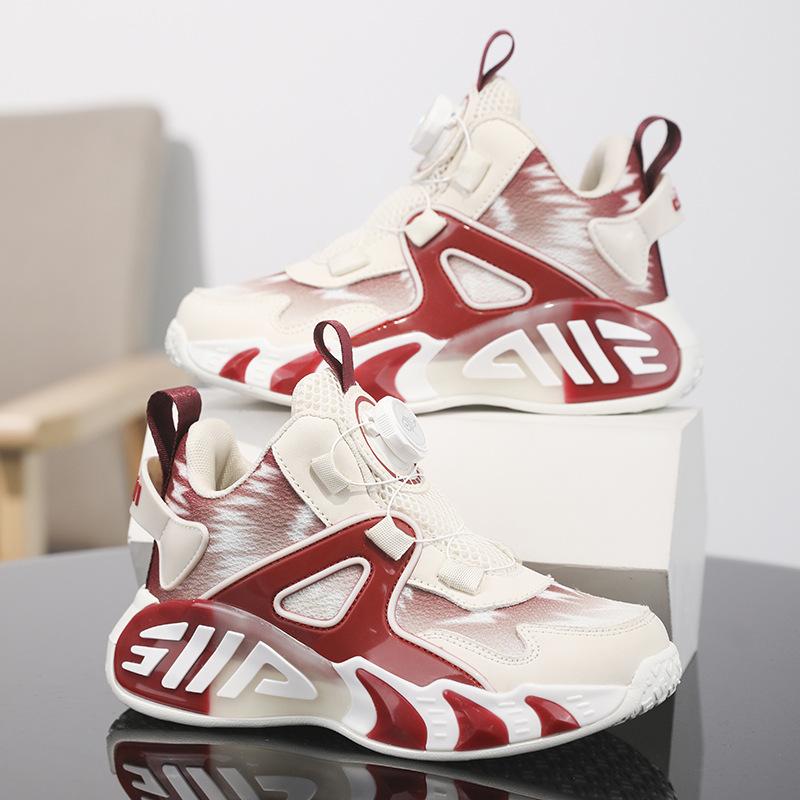 

Детская обувь 2025 дышащие кроссовки для мальчиков для баскетбола летняя сетчатая модная обувь для бега износостойкая спортивная обувь для детей старшего возраста 41