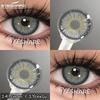 Eyeshare 2pcs NEW Natural Color Contact Lenses Fashion Blue Eyes Lenses Gray Beautiful Pupils Brown Eyes Contacts Colorful Lens