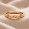 Titanium steel ring, niche and high-end, light luxury, non-fading, cross-border Instagram-style Foever Love