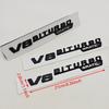 3D V8 BITURBO 4MATIC+ Emblem Badge For Mercedes Benz AMG C63 E63 G63 Car Fender Side Logo Trunk Decal Styling Accessories